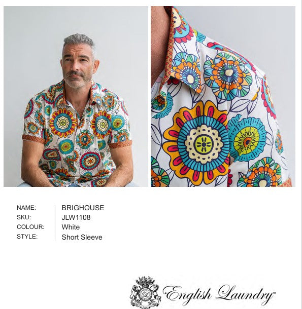 John Lennon - BRIGHOUSE Short Sleeve Shirt - White