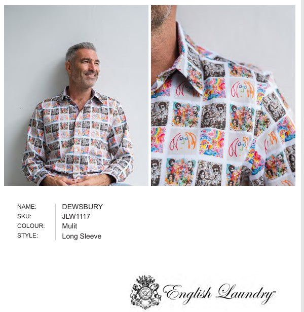 John Lennon - DEWSBURY - Long Sleeve Shirt - Multi