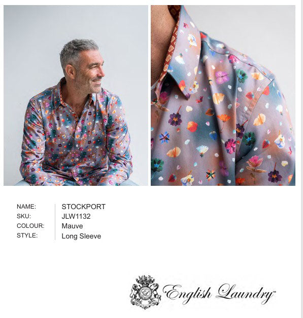 John Lennon - STOCKPORT Long Sleeve Shirt - Mauve