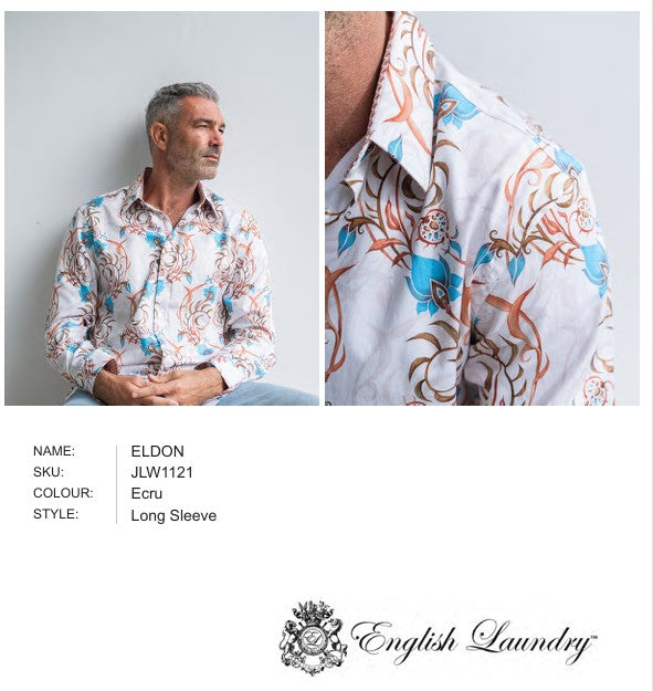 John Lennon - ELDON Long Sleeve Shirt - White