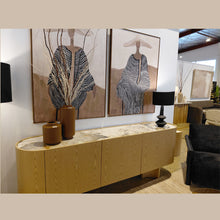 MARBELLA A and  B FRAMED CANVAS SET