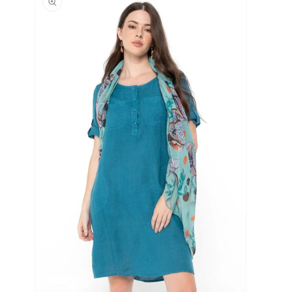 Mira Dress - Petrole