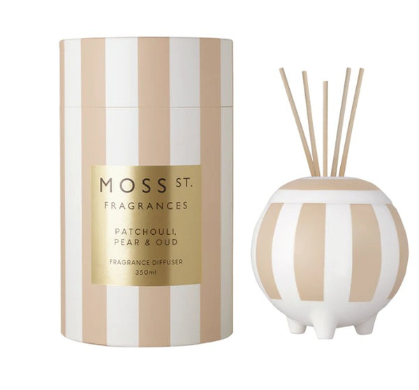 Moss St Patchouli Pear & Oud Ceramic Diffuser 350ml