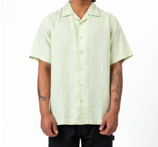 Short Sleeve Cuban Shirt - Fog Green