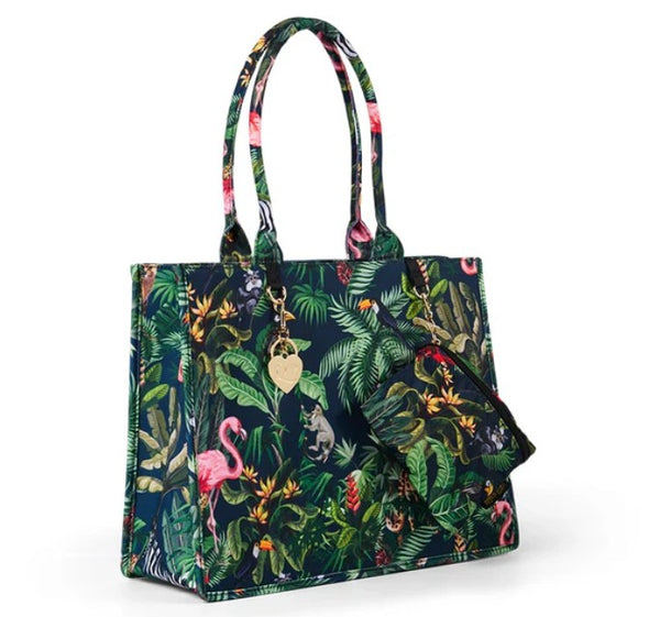 Queen Of Hearts Tote Bag - Tropical
