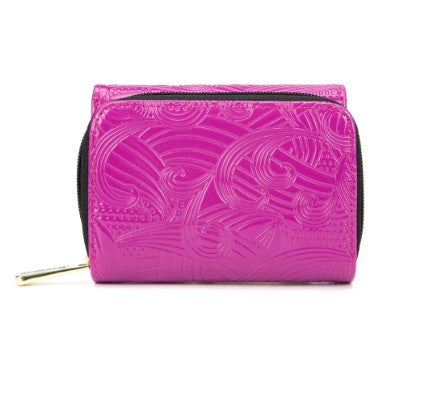 AMIRA SML PATENT LEATHER WALLET WITH RFID