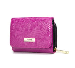 AMIRA SML PATENT LEATHER WALLET WITH RFID