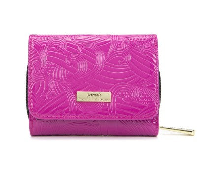 AMIRA SML PATENT LEATHER WALLET WITH RFID