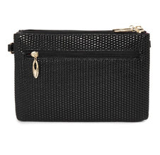 Cosmopolitan Vegan Leather Cross Body Bag - Black