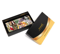 SERENADE PARISIAN LARGE PATENT LEATHER WALLET WITH RFID