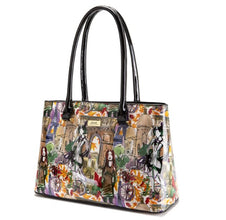 PARISIAN PATENT LEATHER SHOULDER BAG