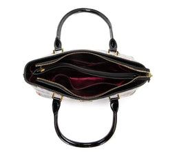 PARISIAN PATENT LEATHER SHOULDER BAG