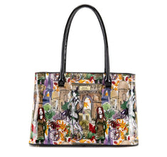 PARISIAN PATENT LEATHER SHOULDER BAG