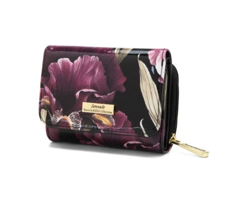 CHARLOTTE SML PATENT LEATHER WALLET WITH RFID