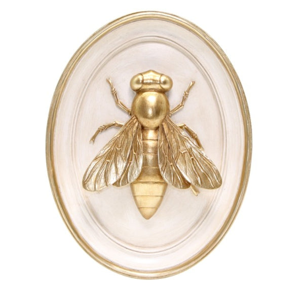 Wall Plaque Bee - Beige