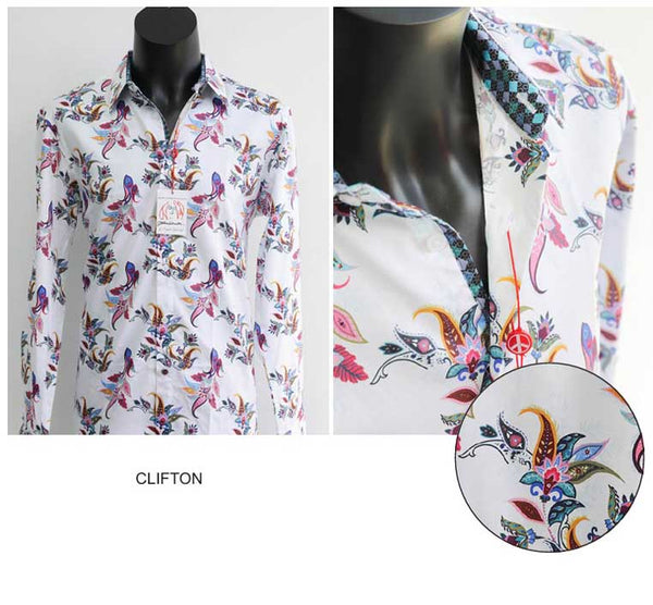 John Lennon - CLIFTON Long Sleeve Shirt - White image 0