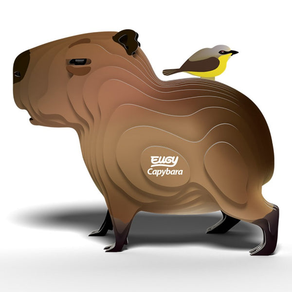 Eugy - Capybara 3D Model Kit image 0