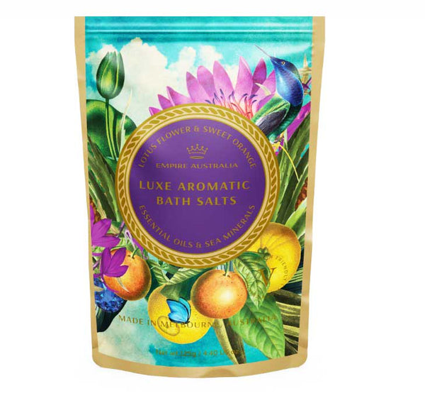 Empire Australia - Lotus Flower & Sweet Orange Bath Salts 125 g image 0