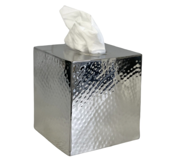 Stainless Cube Tissue Box image 0