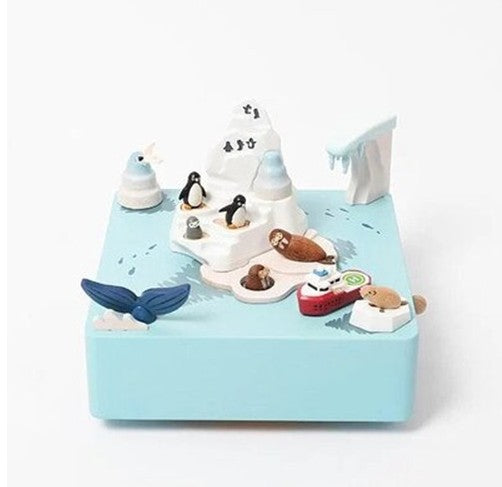 Wooderful Life - Antarctica - City Wooden Music Box image 0