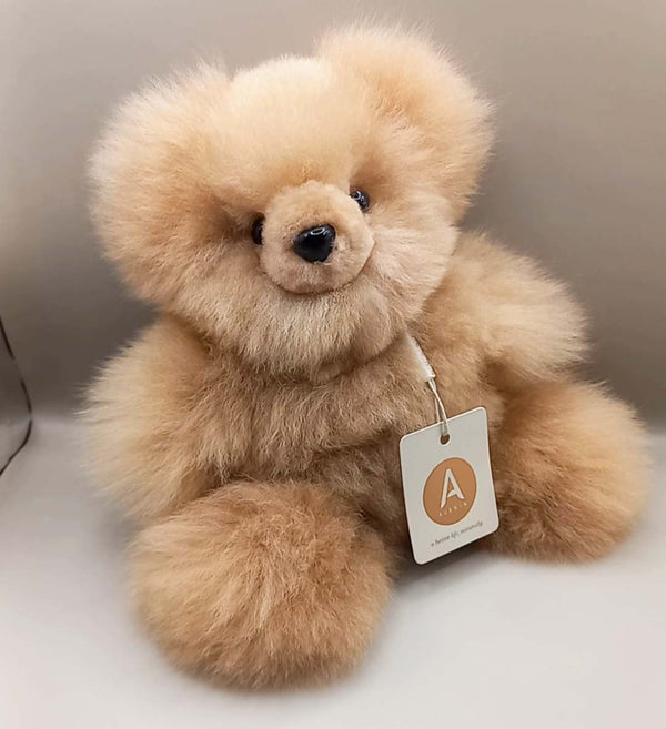 Teddy Beige  - Huacaya Alpaca - 20cm - Auskin image 0