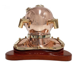 US Navy Mark V Diving Helmet ‚Äì Copper Miniature image 2