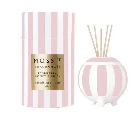 Raspberry, Honey & Musk Ceramic Diffuser 100ml image 0