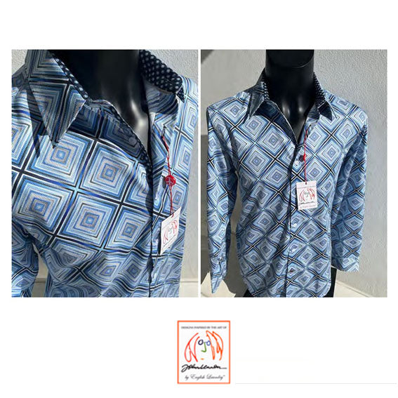John Lennon - SUTTON Long Sleeve Shirt - Blue image 0
