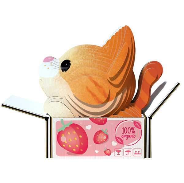 Eugy - Cat Pumpkin 3D Model kit image 0