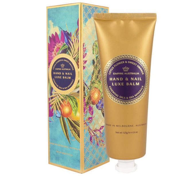 Sapphire Coast - Lotus Flower & Sweet Orange Oil Hand & Nail Balm 125g image 0