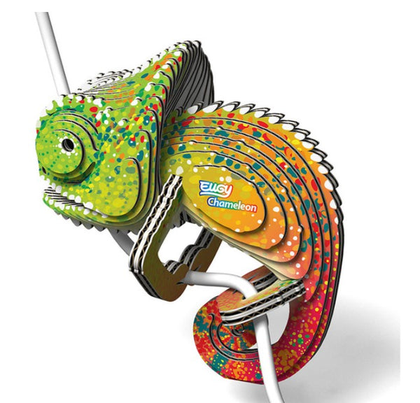 Eugy - Chameleon 3D Model Kit