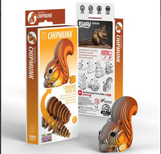 Eugy - Chipmunk 3D Model Kit image 3