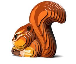 Eugy - Chipmunk 3D Model Kit image 2