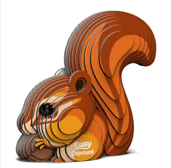 Eugy - Chipmunk 3D Model Kit image 1