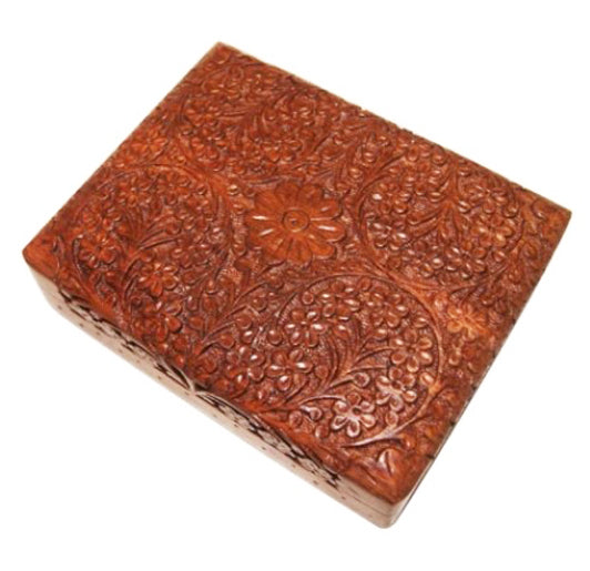 Rose Wood Card Box image 0