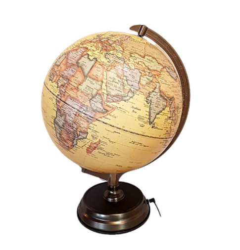 World Globe - Antique Lamp Style image 0