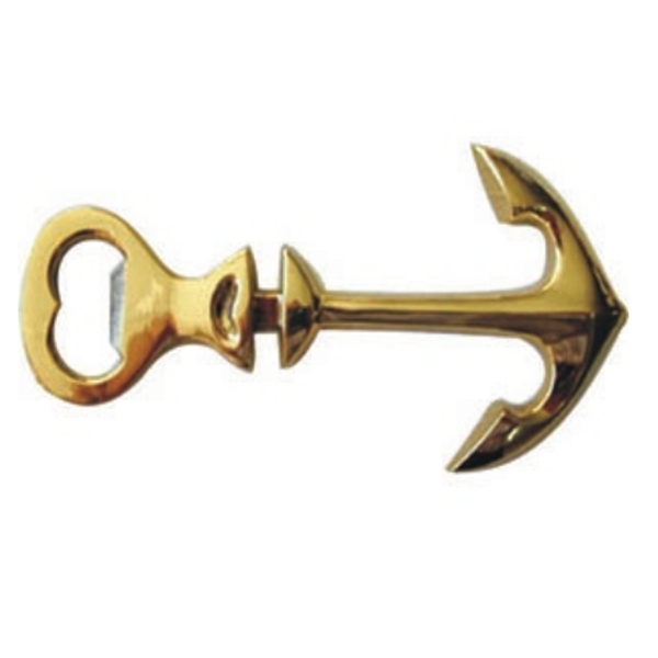 Brass Anchor Bottle Opener image 0