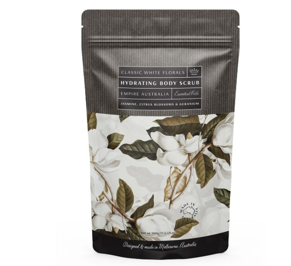 Empire Australia Classic White Florals Body Scrub 500g image 0