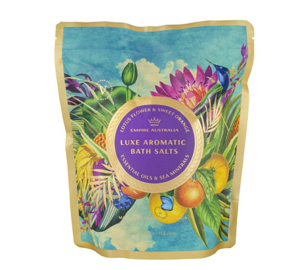 Sapphire Coast - Lotus Flower & Sweet Orange Bath Salts 1 Kilo image 0