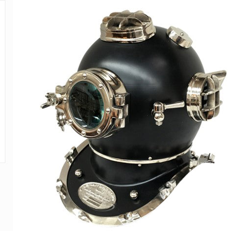 US Navy Mark V Vintage Deep Sea Diving Helmet image 0