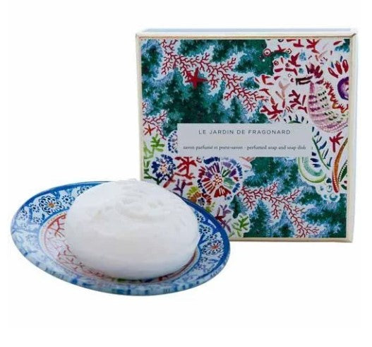 Fragonard Jasmin Perle de The - Soap & Dish Set image 0
